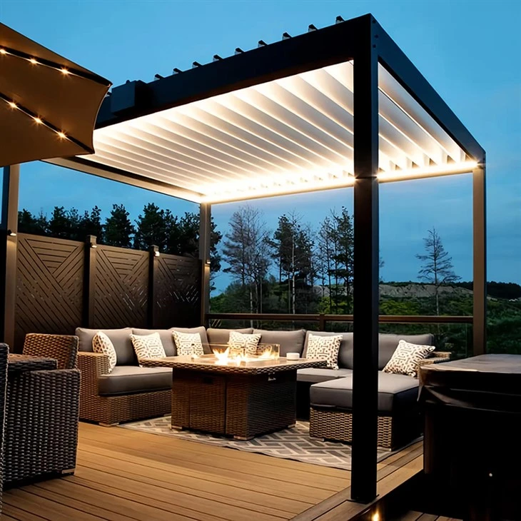 Pergola With Electric Louvers high quality