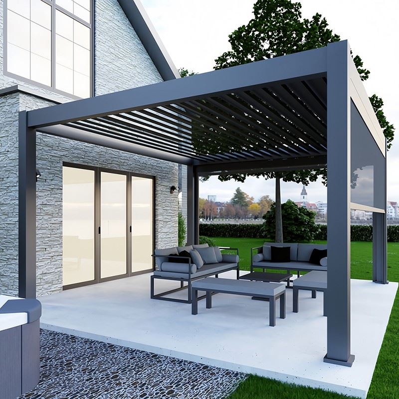Pergola With Motorized Louvers best Pergola With Motorized Louvers best